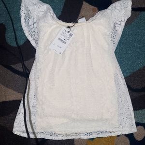 Zara girls lace Top